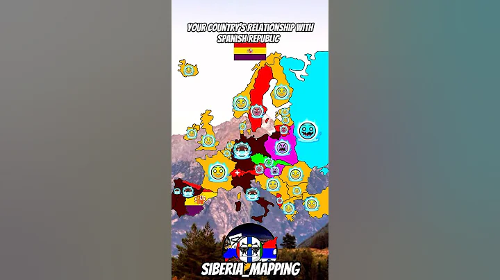 europe relations with spain republic #geographythroughmaps #europe #map #mapping #mapper #history ￼