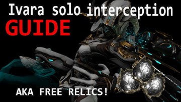 How to solo void interception missions as Ivara [Warframe]