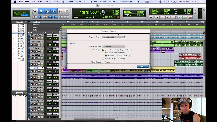 Pro Tools 11: Playback and Buffer Size