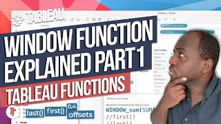 What is the Window function in Tableau? Part1  Tableau Functions