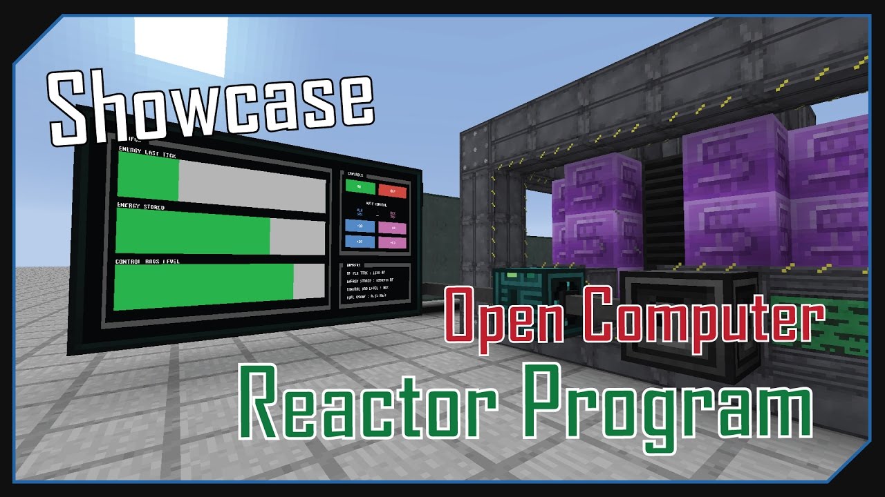 Big Reactors / Extreme Reactors - OPENCOMPUTER AUTOMATION PROGRAM - YouTube