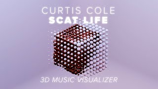 Scat Life - Curtis Cole | 3D AUDIO VISUALIZER MUSIC VIDEO | BLENDER GEOMETRY NODES ANIMATION