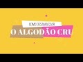 COMO DESAMASSAR FACILMENTE TECIDO DE ALGODÃO CRU