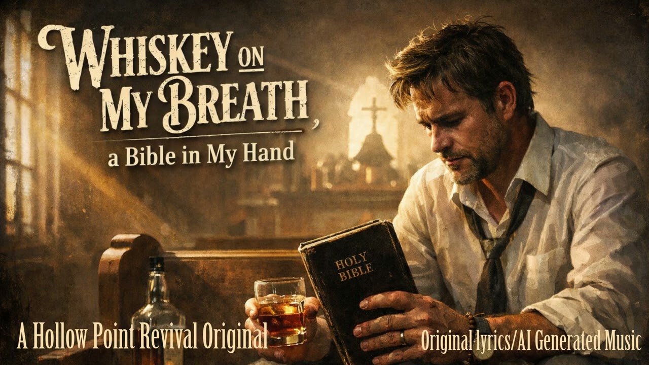 Whiskey on My Breath, a Bible in My Hand - Dark Country Music | Original Lyrics | AI Music