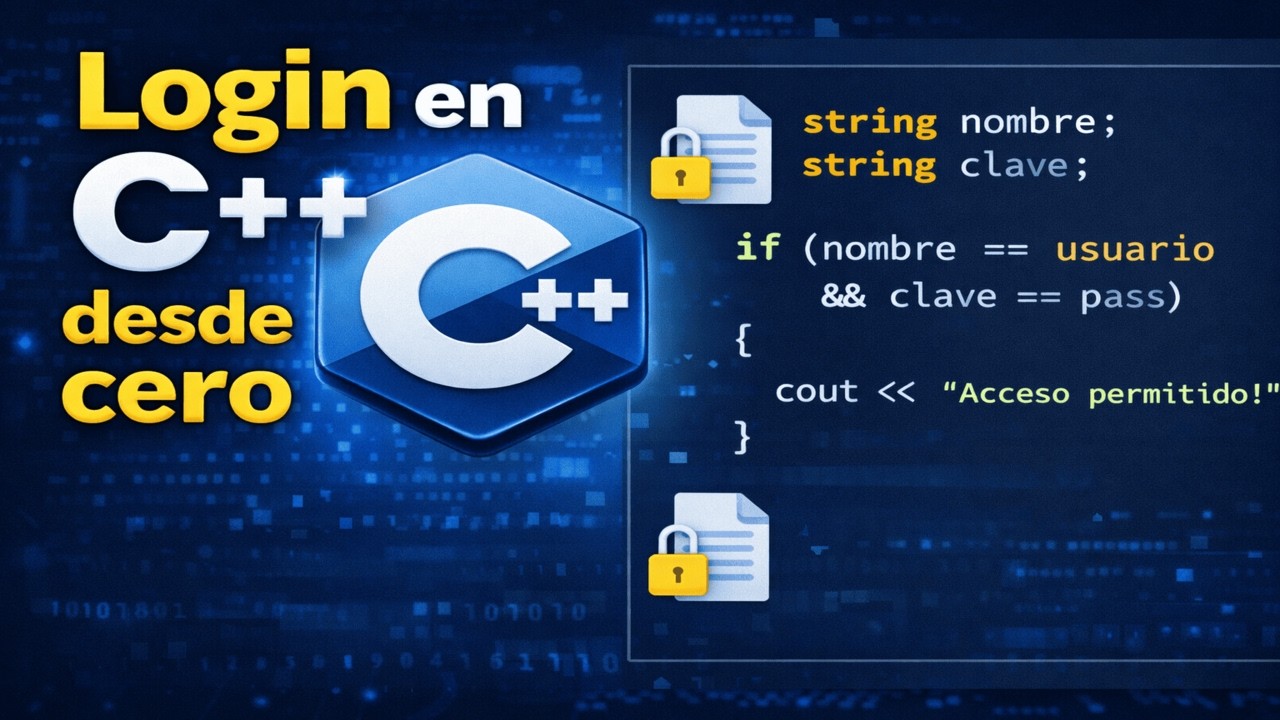 Curso de C++: 20. Login de usuario - YouTube