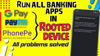 How to use Banking Apps in Rooted device | Gpay in rooted device screenshot 1