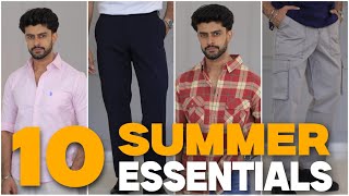 10 Summer Essentials Men Must Have 2024 | WARDROBE ESSENTIALS FOR MEN