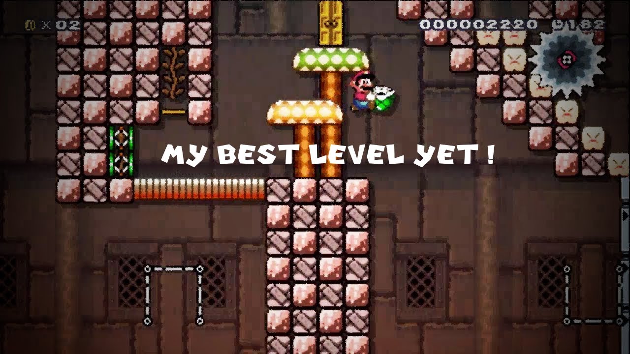 The Shell Fortress | Kaizo Level | Super Mario Maker [Cemu] - YouTube
