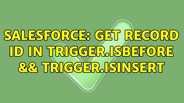 Salesforce: Get record ID in Trigger.isBefore && Trigger.isInsert