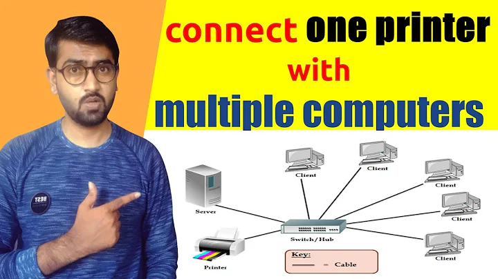 How to connect printer in lan network windows 7,8.1,10 |How to connect printer to computer windows 7
