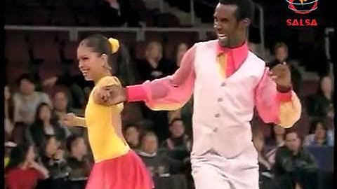 1st World Salsa Championships Cabaret Division Las Vegas 2005. Ricardo Murillo y Viviana Vargas