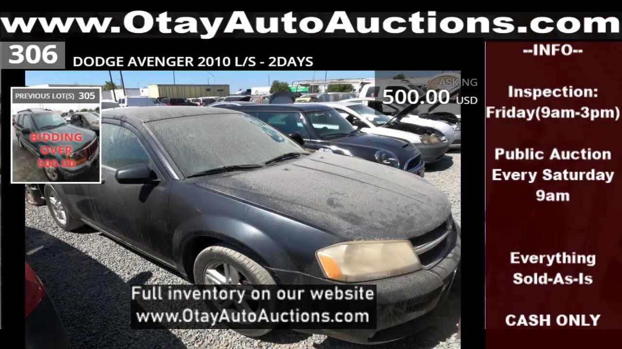 Otay Auto Auction Live 09/16/2023 YouTube