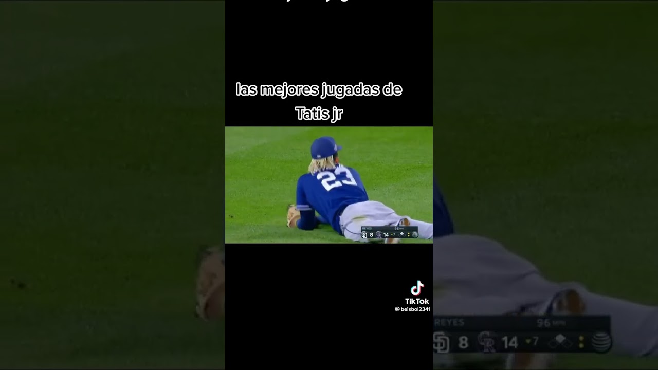 Watch MEJORES JUGADAS DE TATIS JR on YouTube Watch MEJORES JUGADAS DE TATIS JR on YouTube