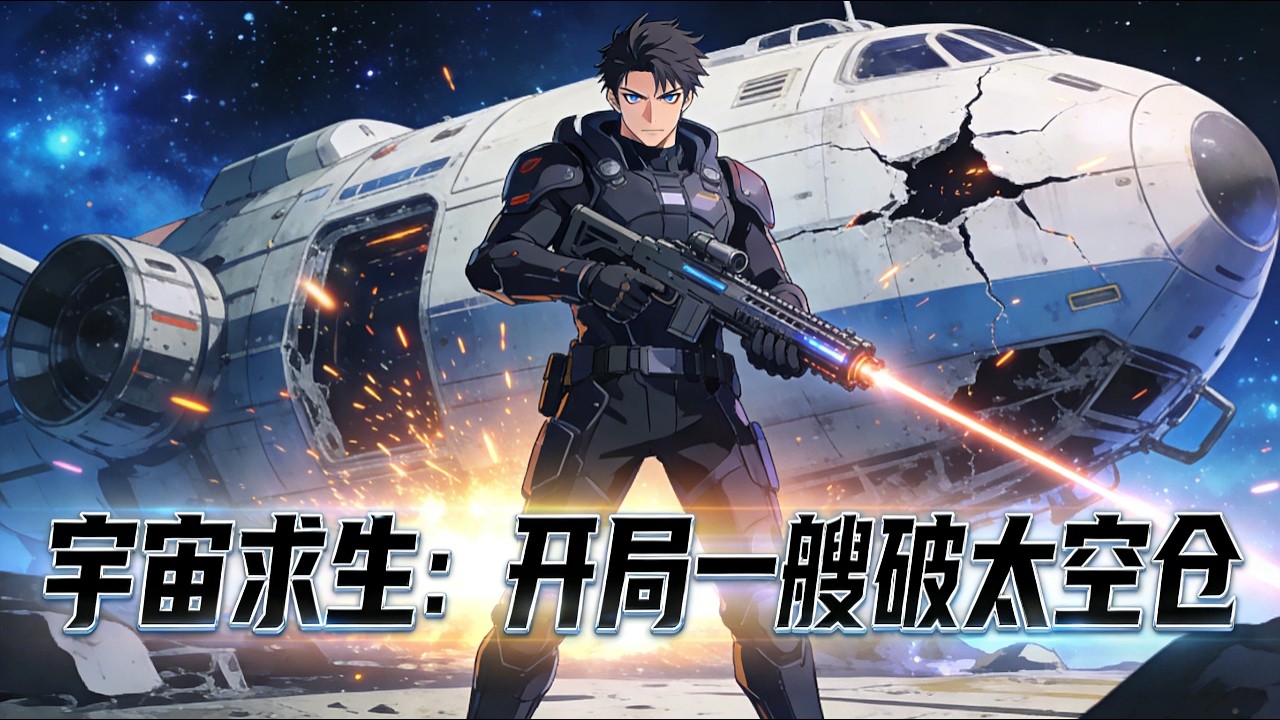 宇宙求生：从太空舱开始争霸宇宙 #末世文 #末世求生 #爽文