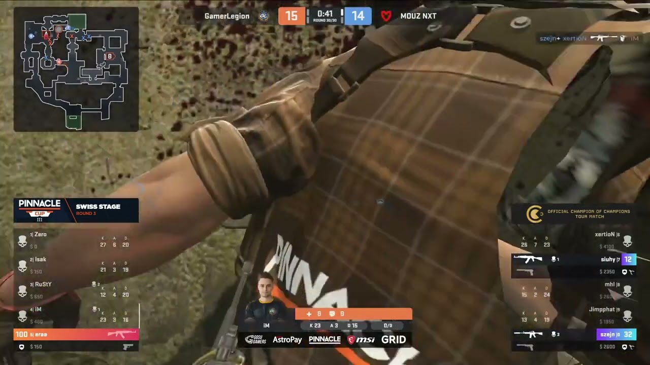 szejn - 4 M4A1-S kills on the bombsite A defense top moments game | (CS:GO)