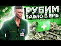 СКОЛЬКО ЗАРАБАТЫВАЮТ В EMS НА GTA 5 RP BLACKBERRY