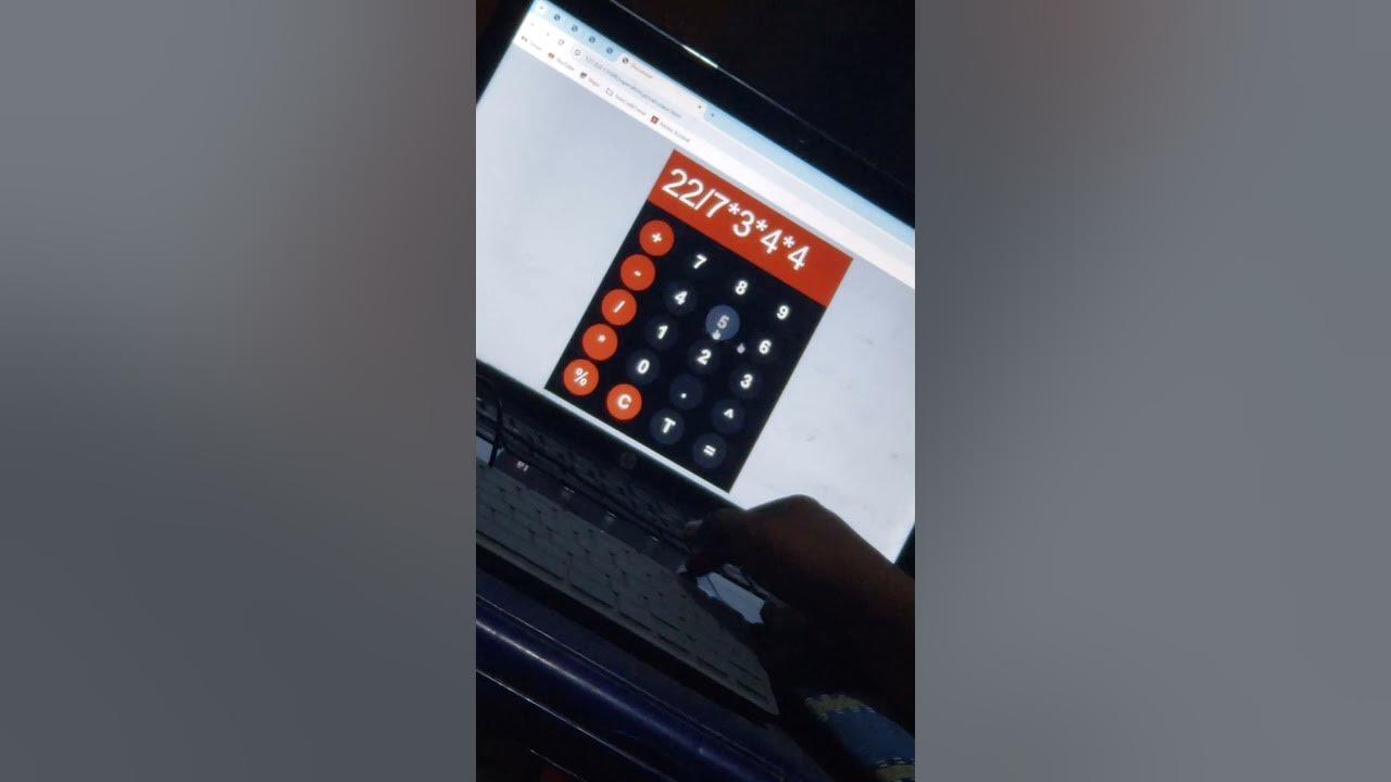 A simple calculator built with html, css and javascript. - YouTube