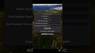 Python Ile Şifre Oluşturma Programı
