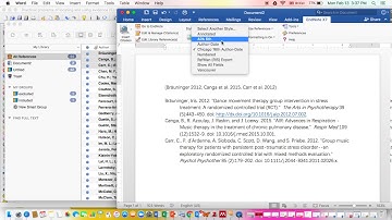 endnote in word