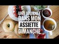 Une journée dans mon assiette du DIMANCHE !