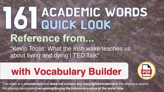 161 Academic Words Quick Look Ref from \\