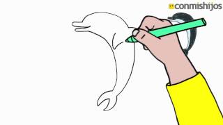 Cómo Dibujar Un Delfin I How To Draw A Dolphin