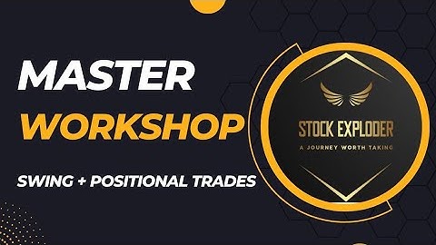 @stockexploder SWING TRADING COURSE || NEW WORKSHOP CHAT GPT || BASIC TO ADVANCE #stockmarket