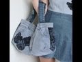 Recycled Jeans BAG (How to make a denim bag) DIY Bag Vol 1B
