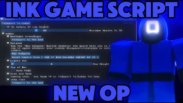 Ink Game Script *NEW OP* - Godmode, Auto Dalgona, Glass Bridge Esp, Auto Rebel, Kill Aura & More!🦑🔥