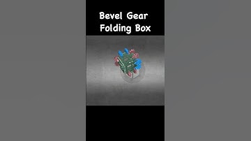 Bevel Gear folding box #mechanism