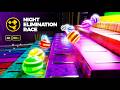 UPGRADED! Marble Night Elimination Race | #marbles #marblerun #marblerace #asmr #sensory #physics