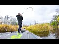 Fishing SMALL Creeks for WINTER Bass (River Fishing)