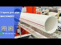 75 ~ 315mm PVC Pipe 3- Layer Triple PVC Pipe Co-extrusion Line