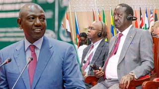 Listen to what bold Ruto told Raila face to face at KICC infront of foreign presidents!