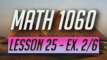 Lesson 25 - Sketching Curves Described by Parametric Equations - Example 2/6