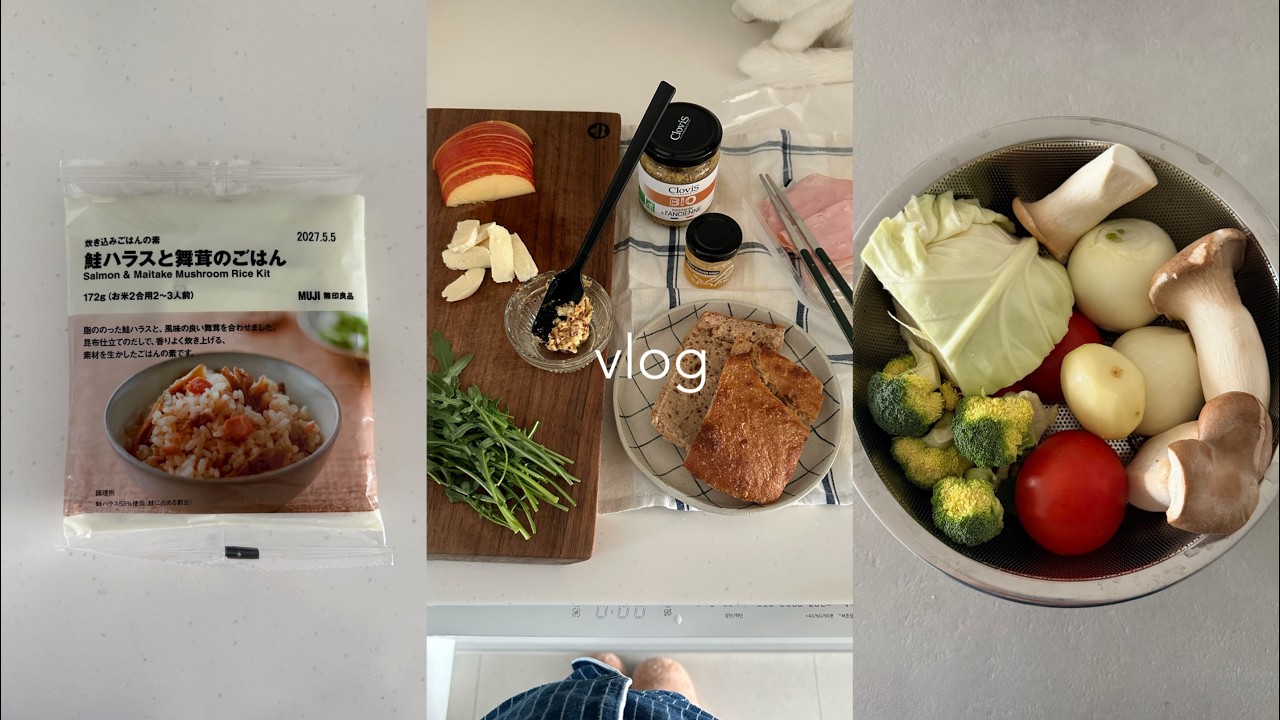 vlog. 여행 후 열심히 집밥 챙겨 먹는 날들 👩🏻‍🍳 샌드위치랑 마녀스프 만들기 / 두피케어샴푸 🧴🫧