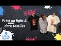 Print on light and dark textiles, with the Mini Ghost - HP Color Laser 150