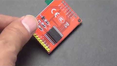 1.44" TFT SPI Display LCD Compatible with Arduino/stm32/51 Base Color: Red Baseboard