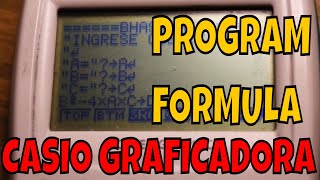 🔴▶ COMO PROGRAMAR FÓRMULAS EN UNA CALCULADORA CASIO GRAFICADORA 🔴▶ COMO PROGRAMAR FÓRMULAS EN UNA CALCULADORA CASIO GRAFICADORA