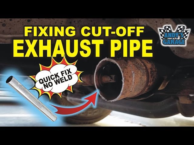 how to fix a cut catalytic converter 2