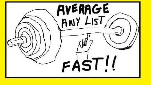 Python Super Easy way to get average of any list