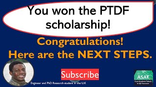 PTDF Scholarship Awardees  What Your Need to Know Before Your Travel