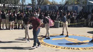 Famous Uno Performs at High School in South Central PT1