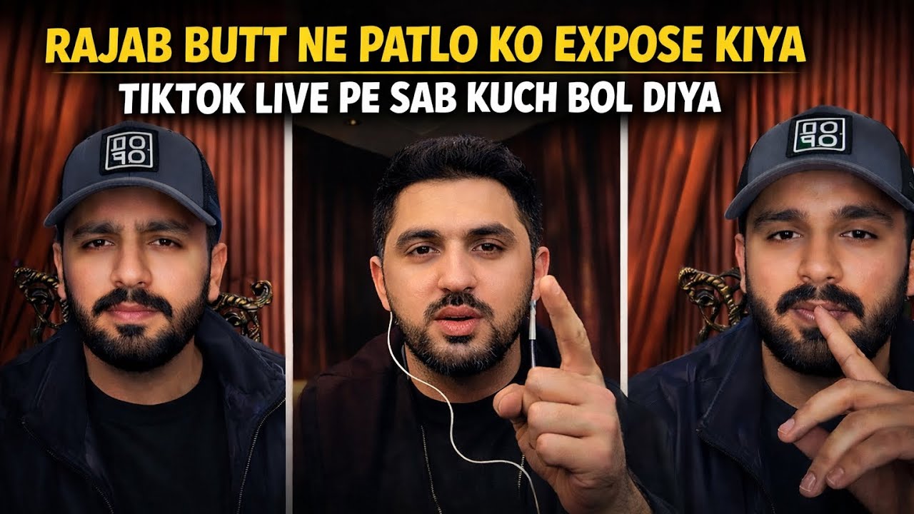 RAJAB BUTT NE PATLO KO EXPOSE KIYATIKTOK LIVE PE SAB KUCH BOL DIYARBAKIR