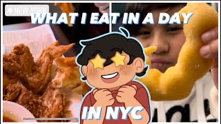 I TRIED MOCHI DONUT FOR THE FIRST TIME‼️ What I eat in NYC || JadenPlayz