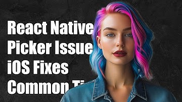 React Native Picker Not Displaying on iOS: Common Issues and Fixes