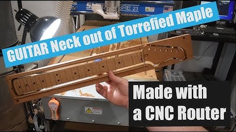 Making a complete GUITAR Neck with a CNC Router