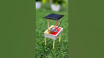 DIY Solar Project | Vibration + Solar Power = Magic?  #shorts #solar #diyprojects