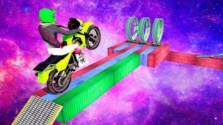 Bike Racing Games - Impossible Muscle Motor Bike Stunt 3D Tracks - Gameplay Android free games screenshot 3