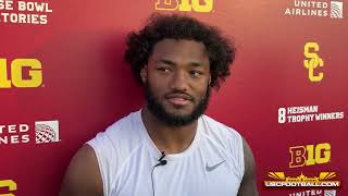 USC LB Easton Mascarenas-Arnold on Penn State offense, playing mean